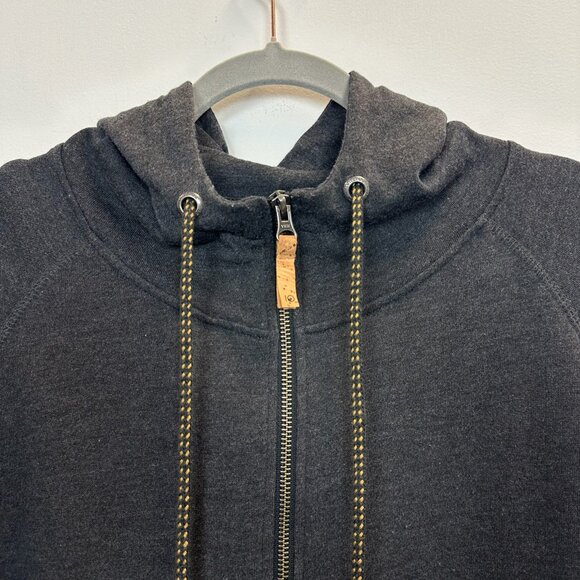 TenTree Pullover Hoodie Quarter Zip XL Charcoal Grey - Picture 6 of 12